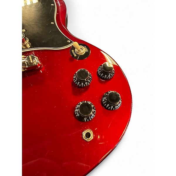 Used 2023 Epiphone Modern Figured SG Cherry Red Solid Body Electric Guitar