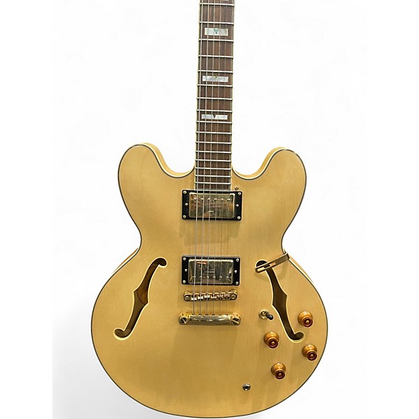 Used 2009 Epiphone Sheraton II Natural Hollow Body Electric Guitar