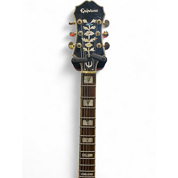 Used 2009 Epiphone Sheraton II Natural Hollow Body Electric Guitar