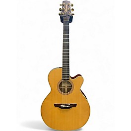 Used Takamine EG-45C Natural Acoustic Electric Guitar