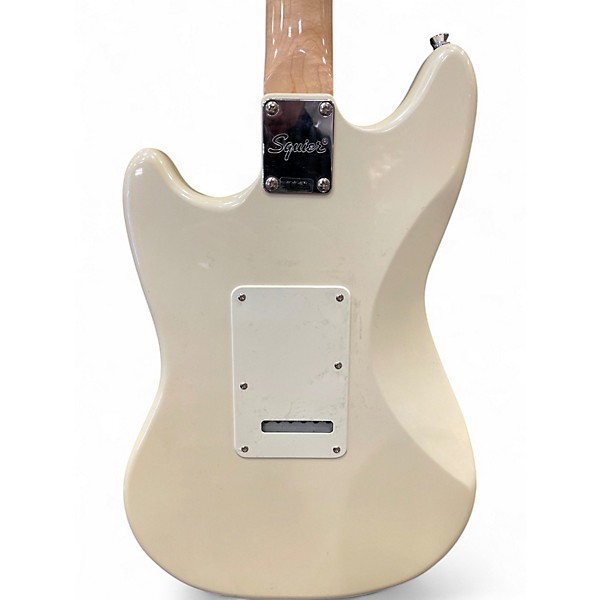 Used Squier PARANORMAL CYCLONE PEARL WHITE Solid Body Electric Guitar