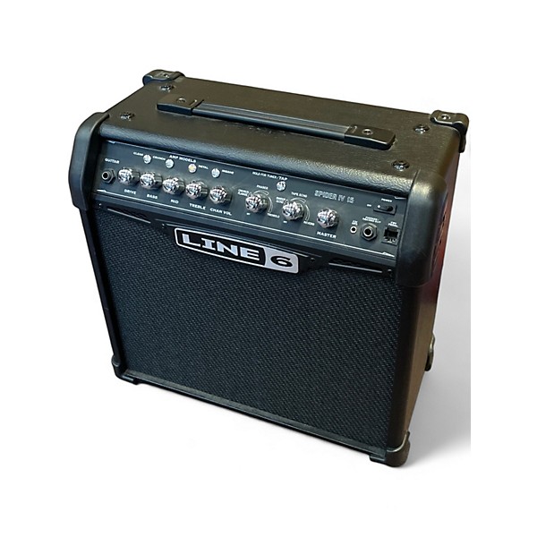 Used Line 6 Spider IV 15W 1X8 Guitar Combo Amp