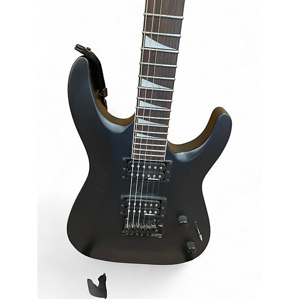 Used Jackson JS22 Dinky Flat Black Solid Body Electric Guitar