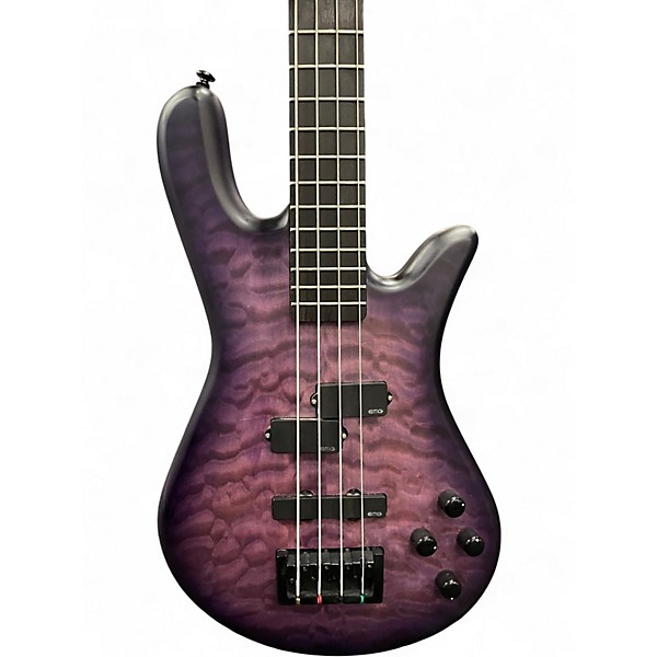 Used Spector NS Pulse II Violet Matte Electric Bass Guitar