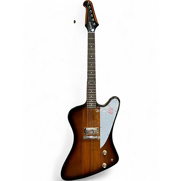Used 2020s Epiphone joe bonamassa firebird Brown Sunburst Solid Body Electric Guitar