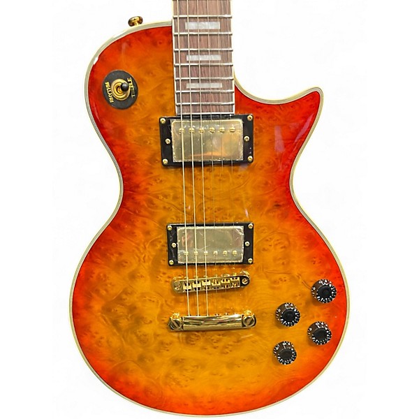 Used Firefly FFSP ELITE QUILT TOP Solid Body Electric Guitar