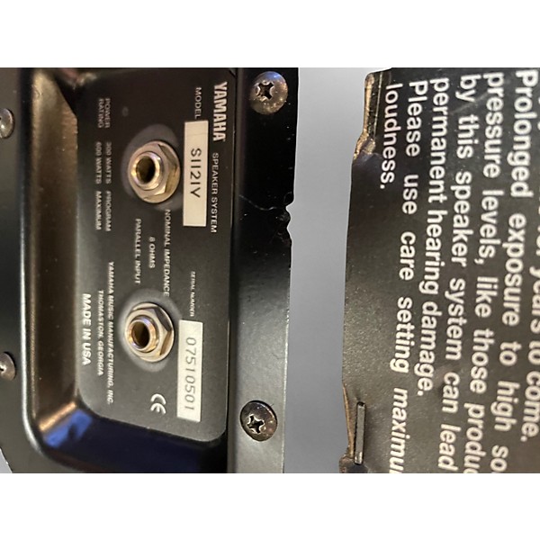 Used Yamaha s1121v Unpowered Speaker