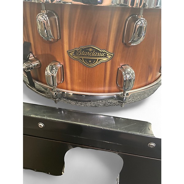 Used TAMA 14X6.5 Starclassic Snare Natural Drum