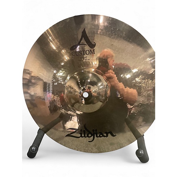 Used Zildjian 14in A Custom Hi Hat Top Cymbal