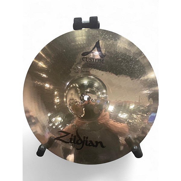 Used Zildjian 14in A Custom Hi Hat Bottom Cymbal