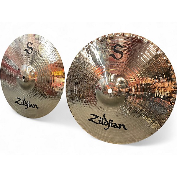 Used Zildjian 14in S Family Mastersound Hi-Hats Pair Cymbal