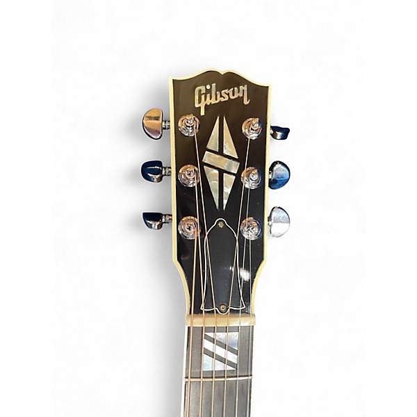Used Gibson J-185 EC Natural Acoustic Electric Guitar