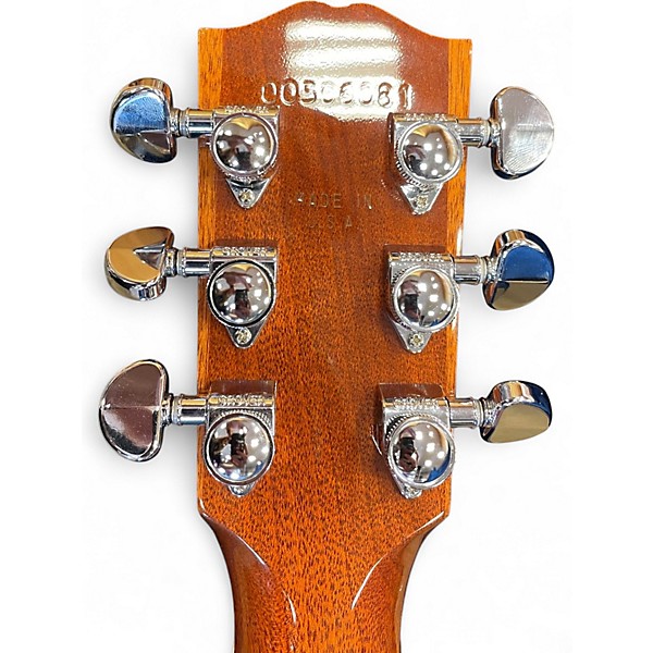 Used Gibson J-185 EC Natural Acoustic Electric Guitar