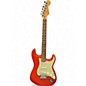 Used Fender Limited Edition Player Stratocaster Fiesta Red Solid Body Electric Guitar