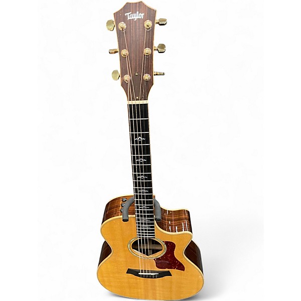 Used Taylor 814CE Natural Acoustic Electric Guitar