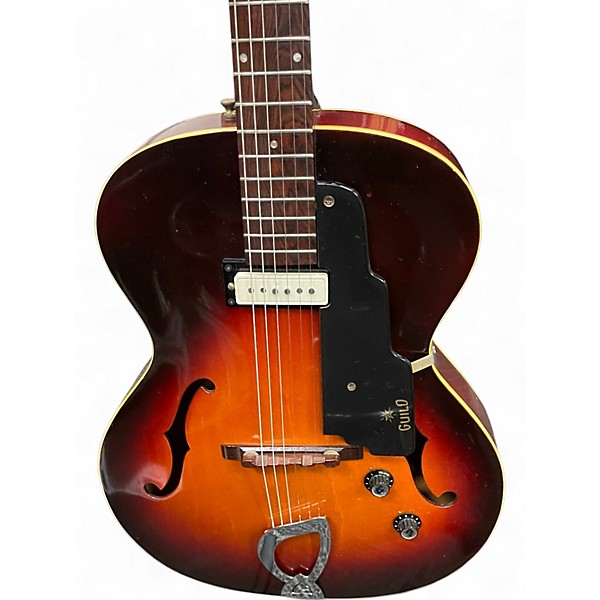 Vintage 1965 Guild X50 2 Tone Sunburst Acoustic Electric Guitar