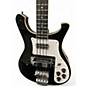 Used Harley Benton RB414 Rickenbacker Style Bass Black Electric Bass Guitar