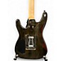 Used Dean Custom 350F Transparent Black Solid Body Electric Guitar