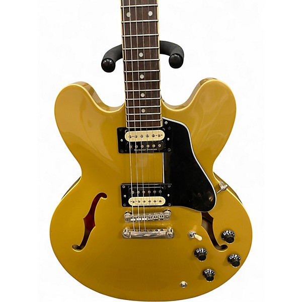 Used Epiphone ES355 Antique Gold Hollow Body Electric Guitar