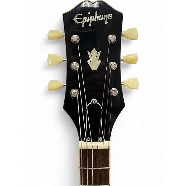 Used Epiphone ES355 Antique Gold Hollow Body Electric Guitar