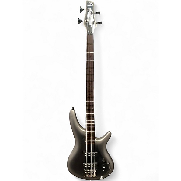 Used Ibanez SR300E Silver Electric Bass Guitar