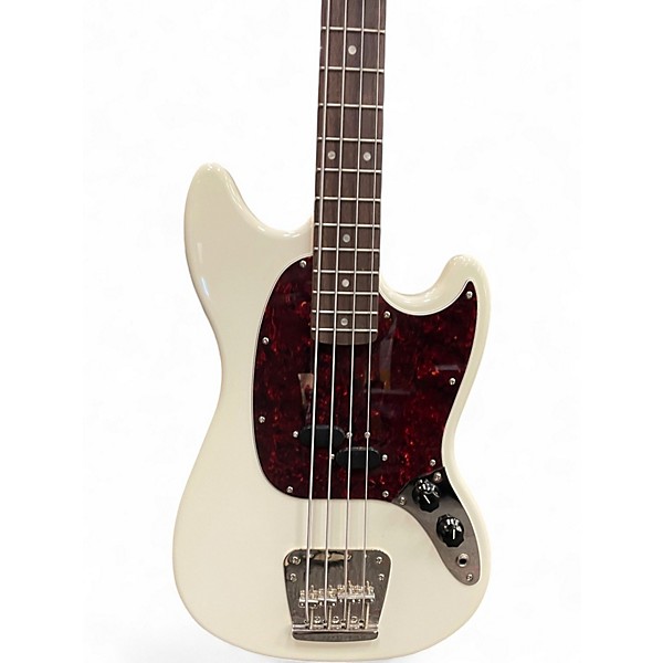 Used Squier Classic Vibe '60s Mustang Bass Olympic White Electric Bass Guitar