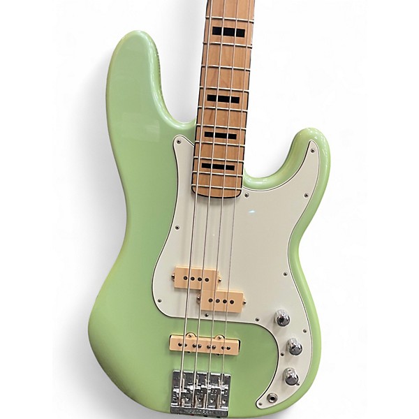 Used Fender Deluxe Precision Bass Special Seafoam Green Electric Bass Guitar