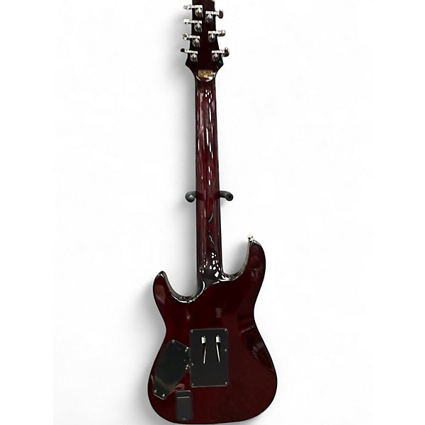 Used Schecter Guitar Research Hellraiser C7 Floyd Rose Black Cherry Solid Body Electric Guitar