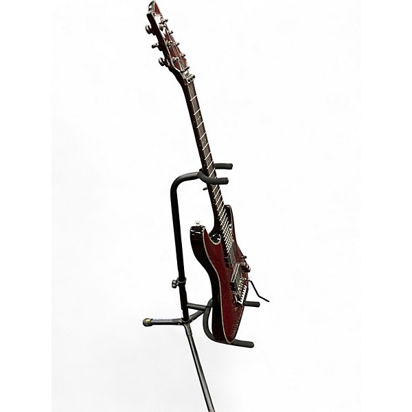 Used Schecter Guitar Research Hellraiser C7 Floyd Rose Black Cherry Solid Body Electric Guitar