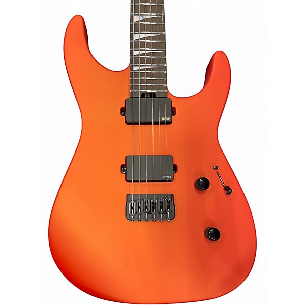 Used Jackson SL2MG Satin Lambo Orange Solid Body Electric Guitar