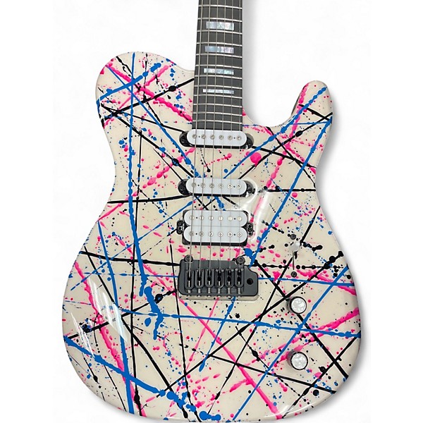 Used Kiesel SOLO SX6 SPLATTER  Solid Body Electric Guitar