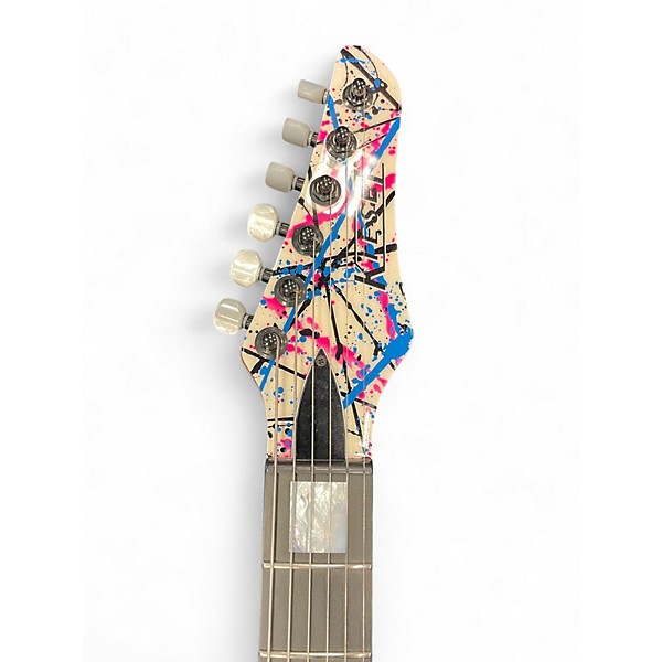Used Kiesel SOLO SX6 SPLATTER  Solid Body Electric Guitar
