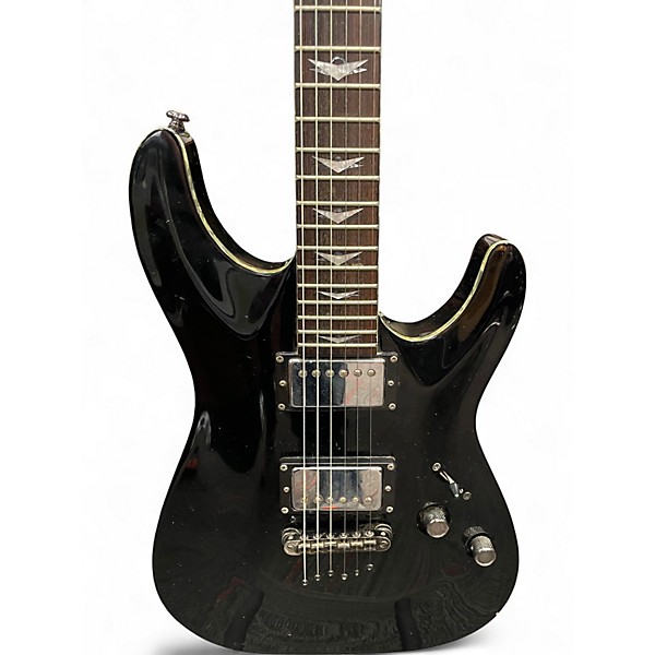 Used Schecter Guitar Research C-1 ARTIST LIMITED EDITION GLOSS BLACK Solid Body Electric Guitar