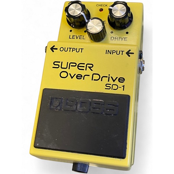 Used BOSS SD1 Super Overdrive Effect Pedal