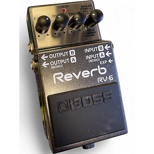 Used BOSS RV6 Digital Reverb Effect Pedal