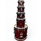 Used Gretsch Drums 5 Piece CATALINA BIRCH TRANS RED Drum Kit thumbnail