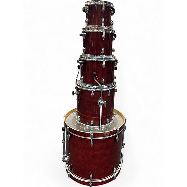 Used Gretsch Drums 5 Piece CATALINA BIRCH TRANS RED Drum Kit