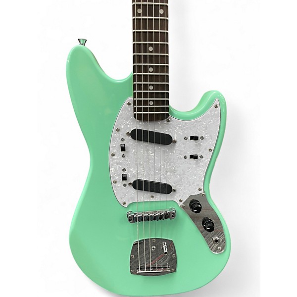 Used Alden MUSTANG Seafoam Green Solid Body Electric Guitar