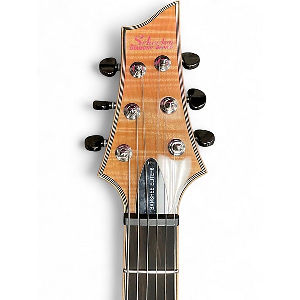 Used Schecter Guitar Research Banshee Natural Solid Body Electric Guitar