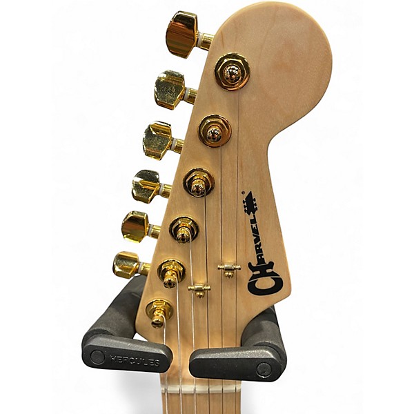 Used Charvel Pro-Mod DK24 HH HT M Mahogany with Figured Walnut Natural Solid Body Electric Guitar