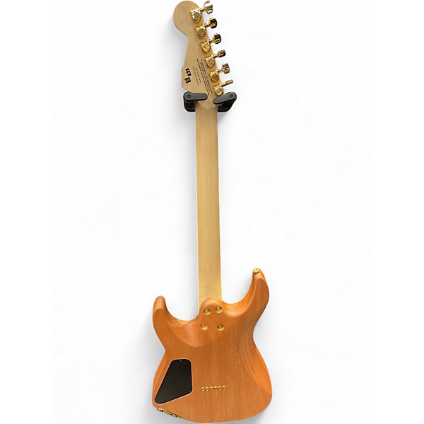 Used Charvel Pro-Mod DK24 HH HT M Mahogany with Figured Walnut Natural Solid Body Electric Guitar