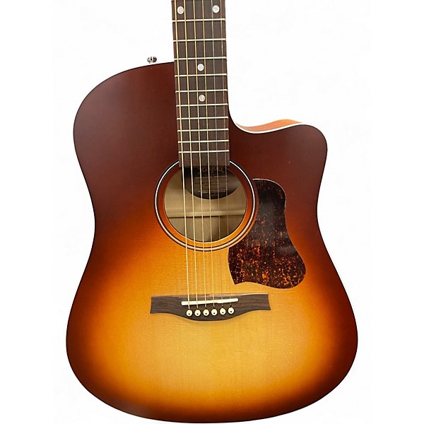 Used Seagull Dreadnought CW QIT AUTUMN BURST Acoustic Electric Guitar