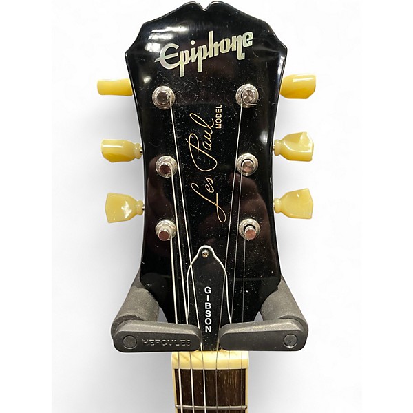 Used 1999 Epiphone Les Paul Standard Heritage Cherry Sunburst Solid Body Electric Guitar