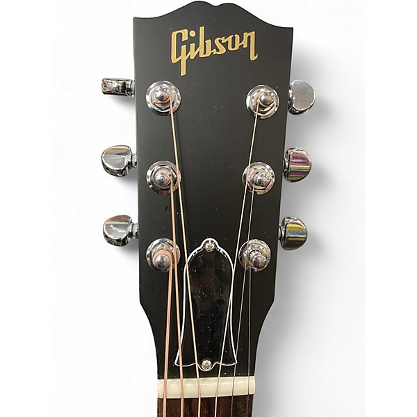 Used Gibson LOO Satin Black Acoustic Electric Guitar