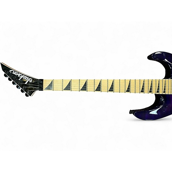 Used Jackson JS34Q Dinky PURPLE BURST Solid Body Electric Guitar