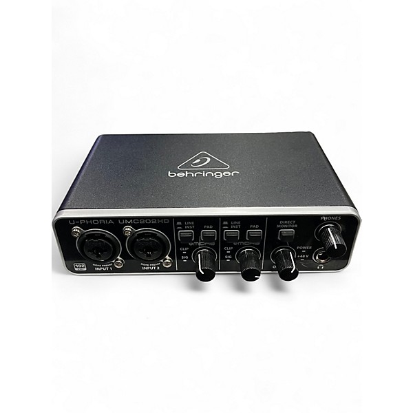 Used Behringer U-Phoria UMC202HD Audio Interface