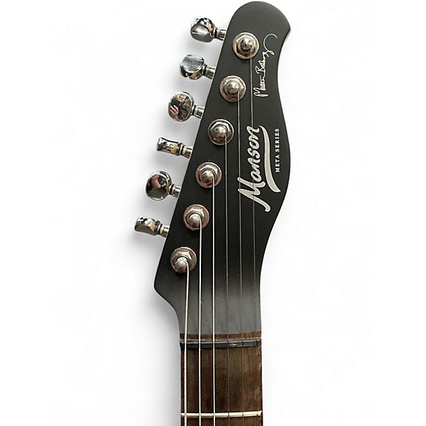 Used Manson Guitars Meta Series Matt B. Black Solid Body Electric Guitar