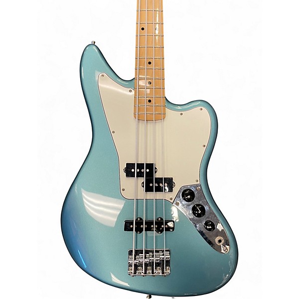 Used Fender Jaguar Bass Lake Placid Blue Electric Bass Guitar