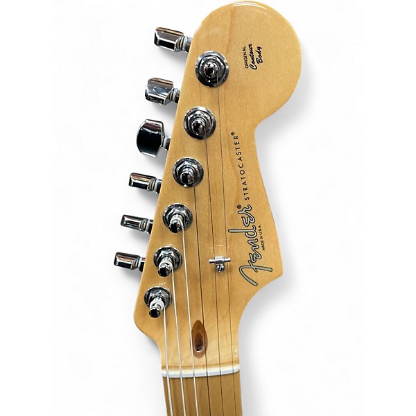 Used Fender American Deluxe Stratocaster Plus Mystic Sunburst Solid Body Electric Guitar