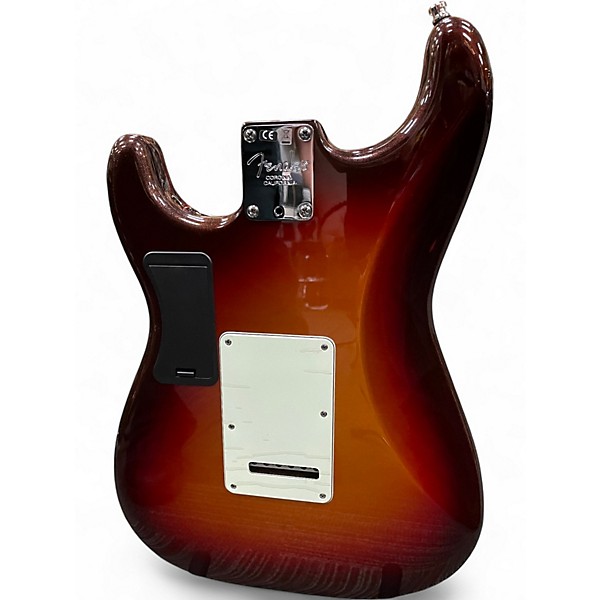 Used Fender American Deluxe Stratocaster Plus Mystic Sunburst Solid Body Electric Guitar
